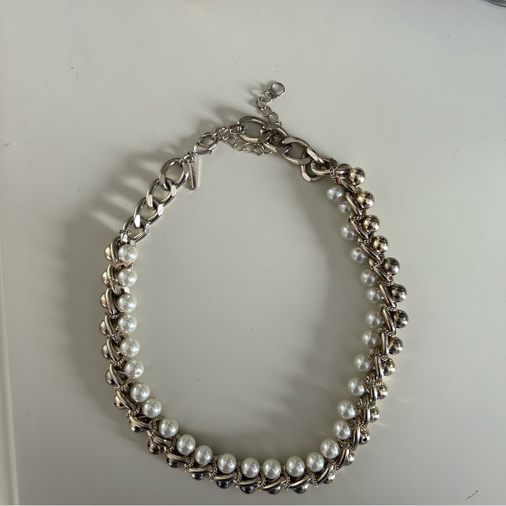 Chunky Pearl Statement Necklace